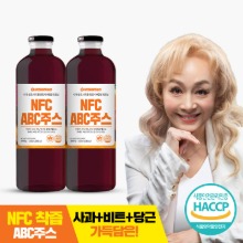 [♥설특가♥]NFC 착즙 ABC쥬스 1L 2개(에어캡포장)
